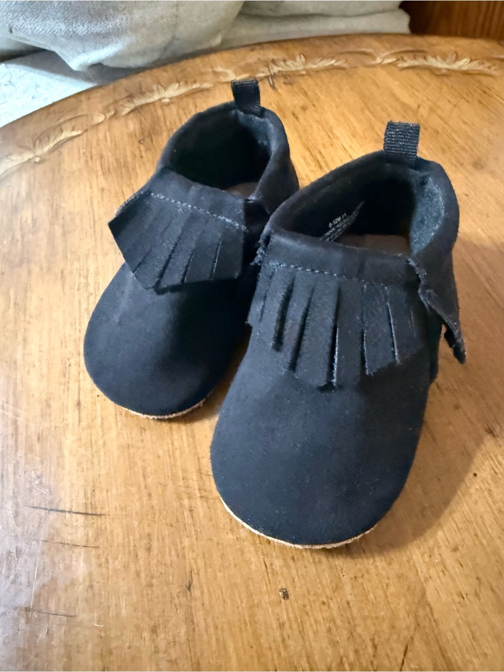 2 for $10 Old Navy Black Toddler Fringe Moccasins